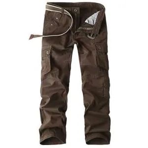 100% Cotton Multi-pocket Cargo Pants