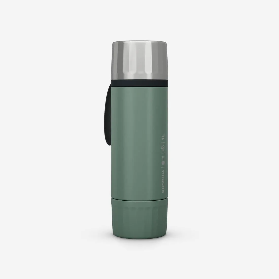 1L insulated stain steel flask for hiking & camping 900, with instant stopper
