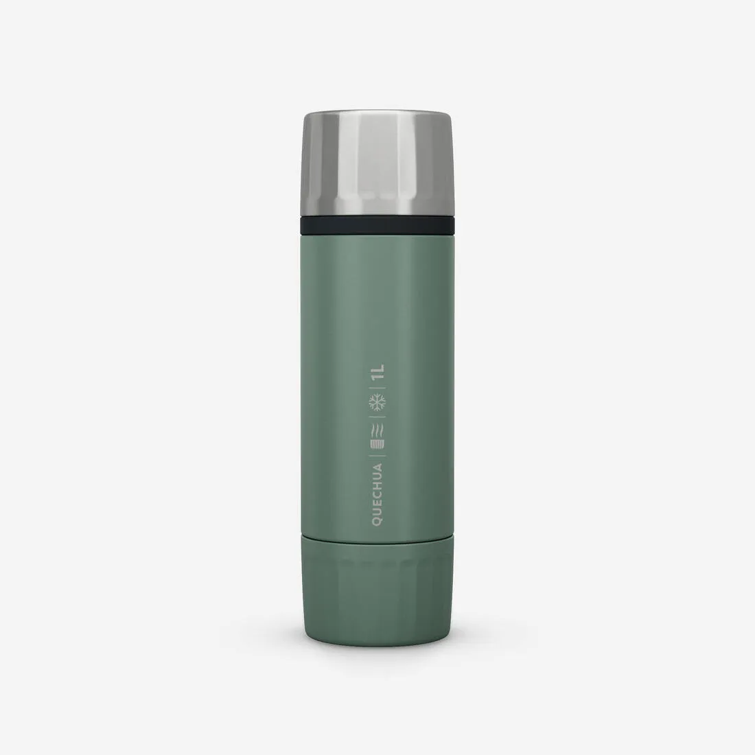 1L insulated stain steel flask for hiking & camping 900, with instant stopper
