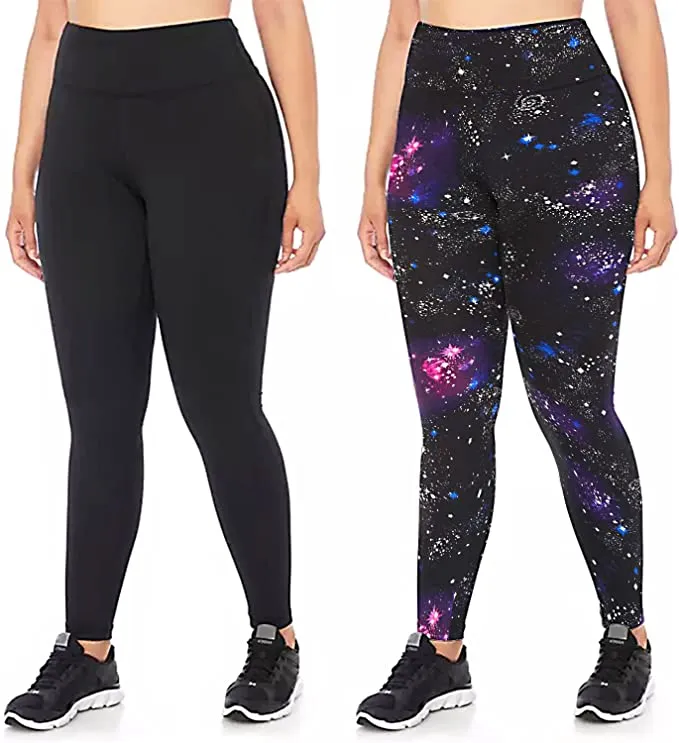 2 Pack Plus Size Leggings for Women