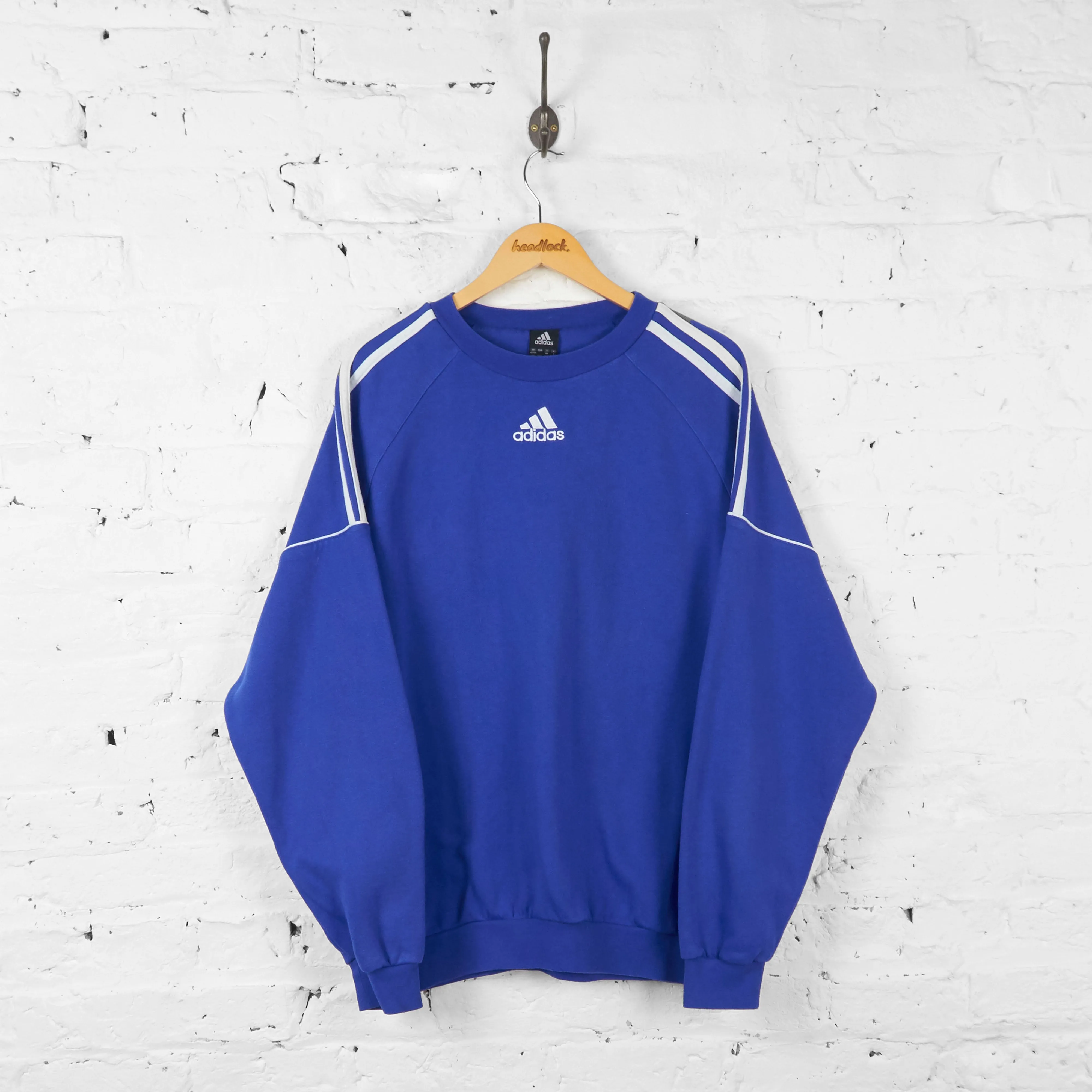 Adidas 90s Sweatshirt - Blue - L