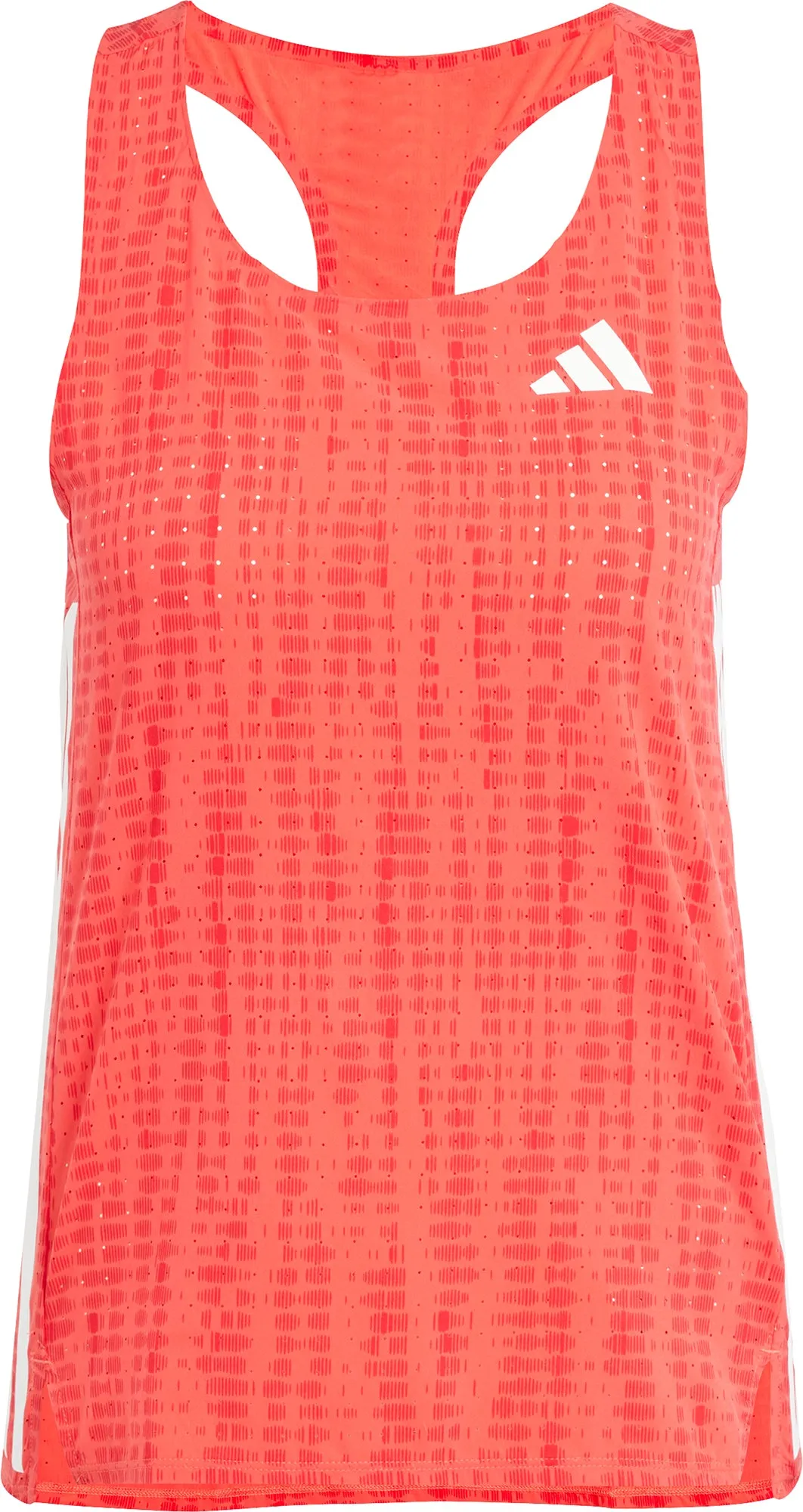 adidas Adizero Womens Running Vest Tank Top - Red