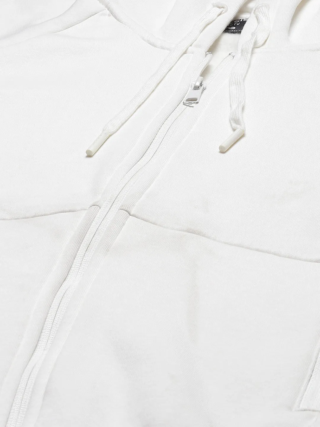 Alcis Women White Hooded Sweatshirt