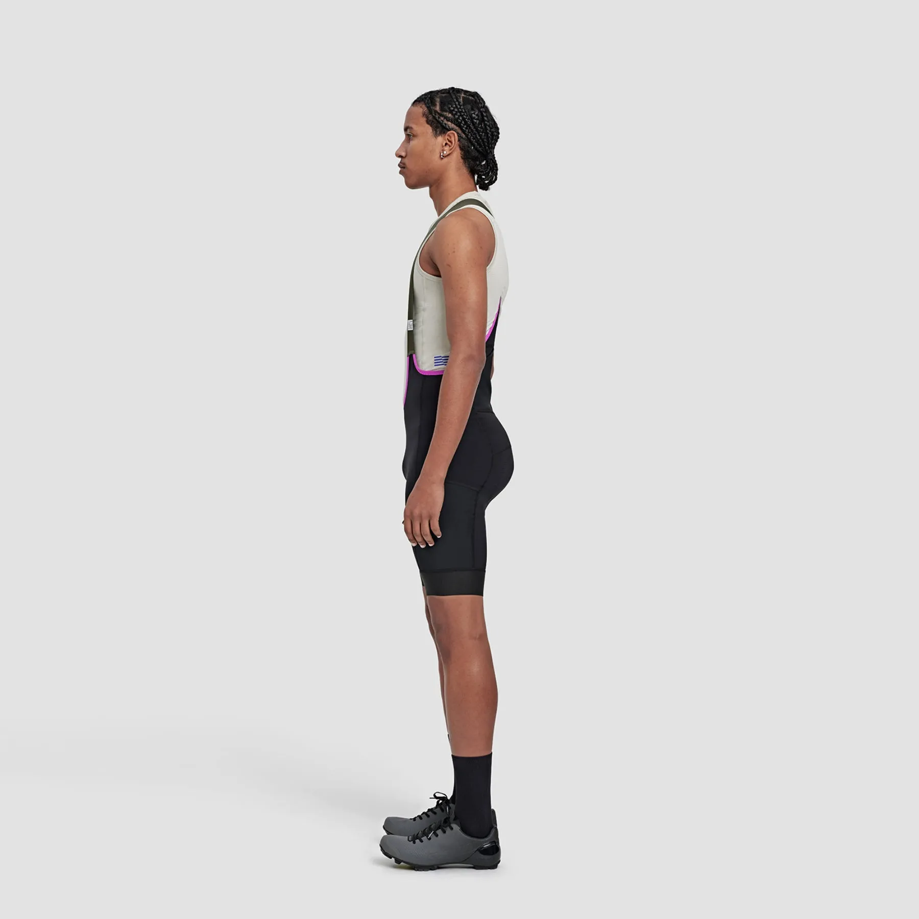 Alt_Road Cargo Bib Short - Black