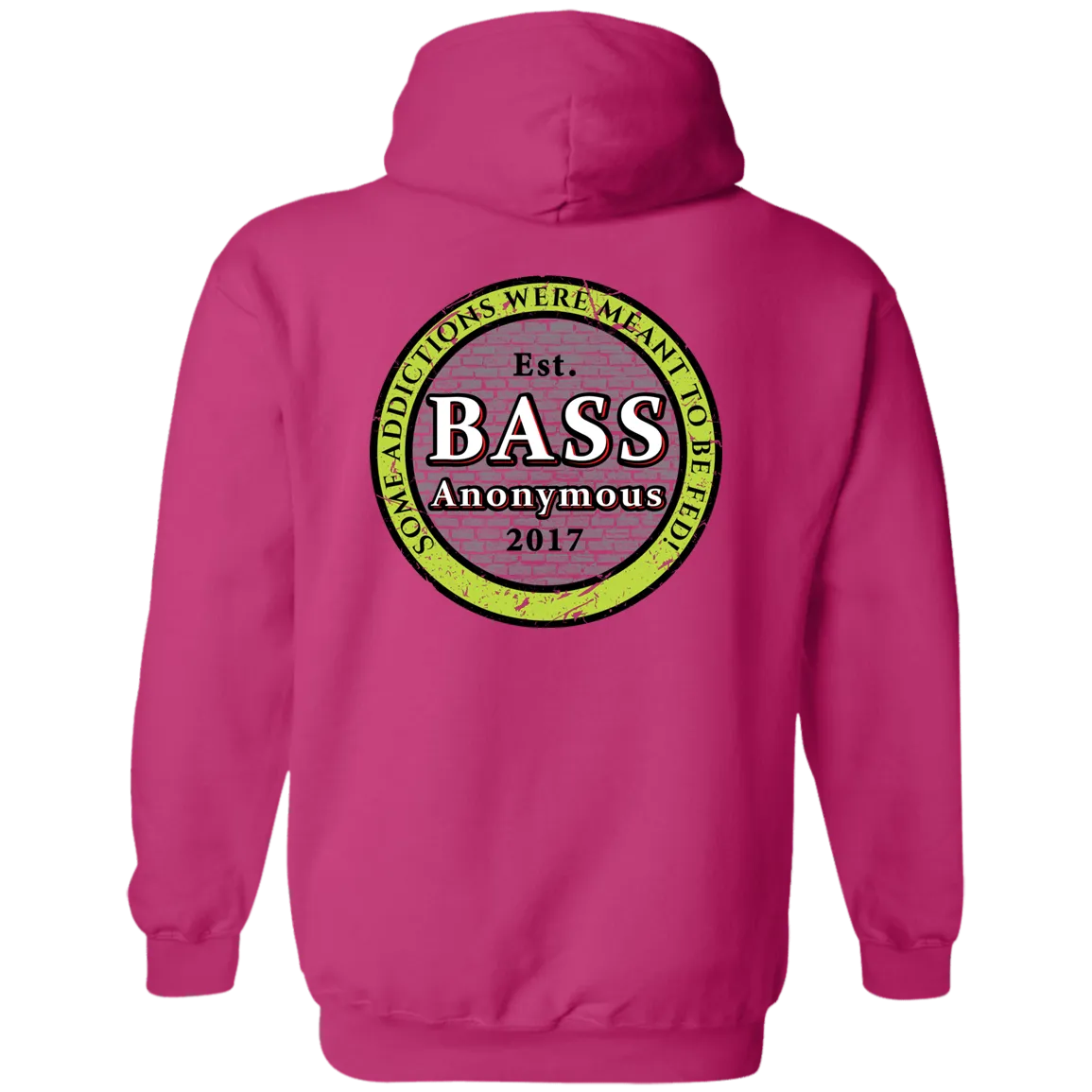 BA Grunge Pullover Hoodie