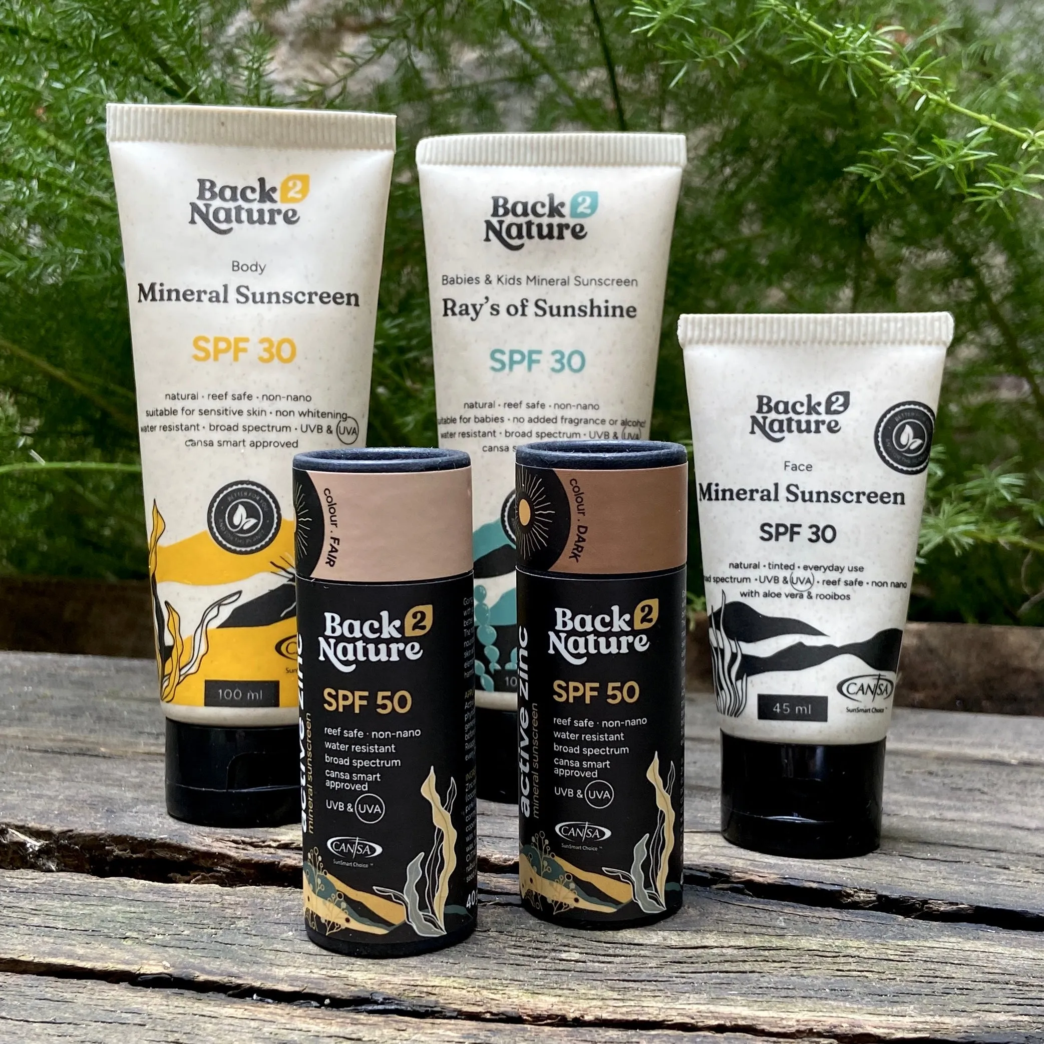 BACK TO NATURE     ACTIVE ZINC SPF 50   DARK