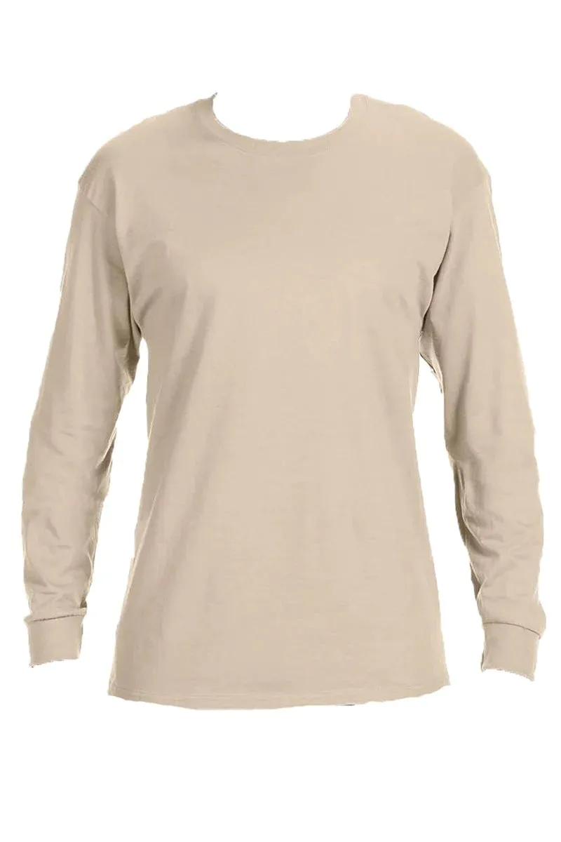 Ballpark Mama Puff Vinyl Unisex Dri-Power Long-Sleeve 50/50 Tee