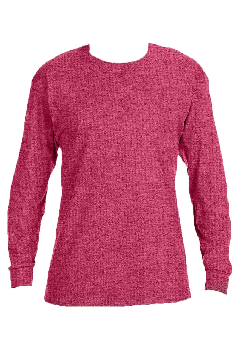 Ballpark Mama Puff Vinyl Unisex Dri-Power Long-Sleeve 50/50 Tee