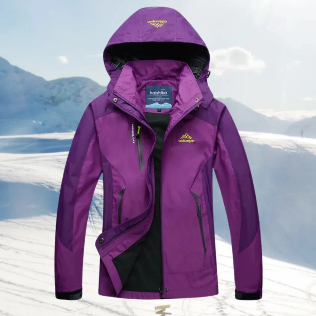 B&S | Waterproof & Warm Women's Hiking Jacket – Snug-Fitting Design for Outdoor Adventures