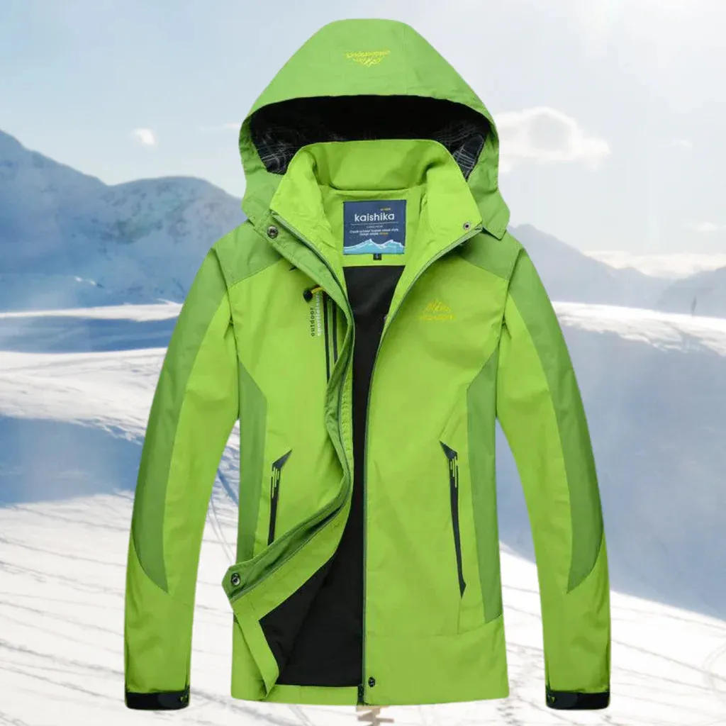 B&S | Waterproof & Warm Women's Hiking Jacket – Snug-Fitting Design for Outdoor Adventures