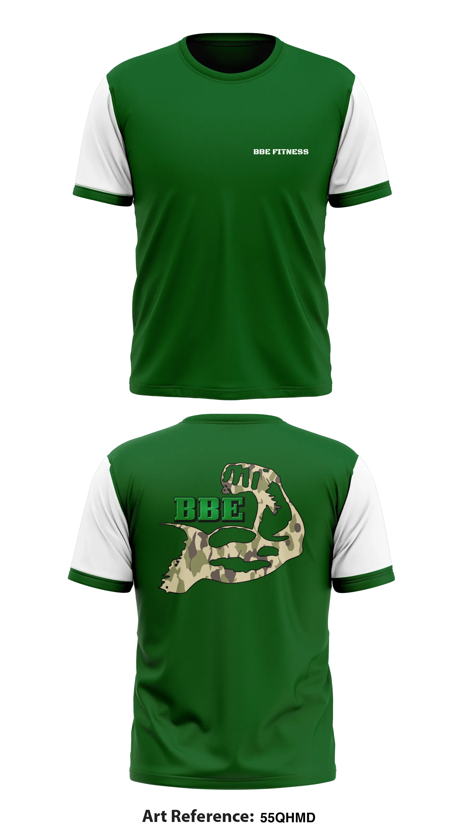 BBE Fitness Core Men's SS Performance Tee - 55qHMd