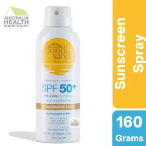 Bondi Sands SPF 50  Fragrance Free Sunscreen Aerosol Spray 160g March 2025