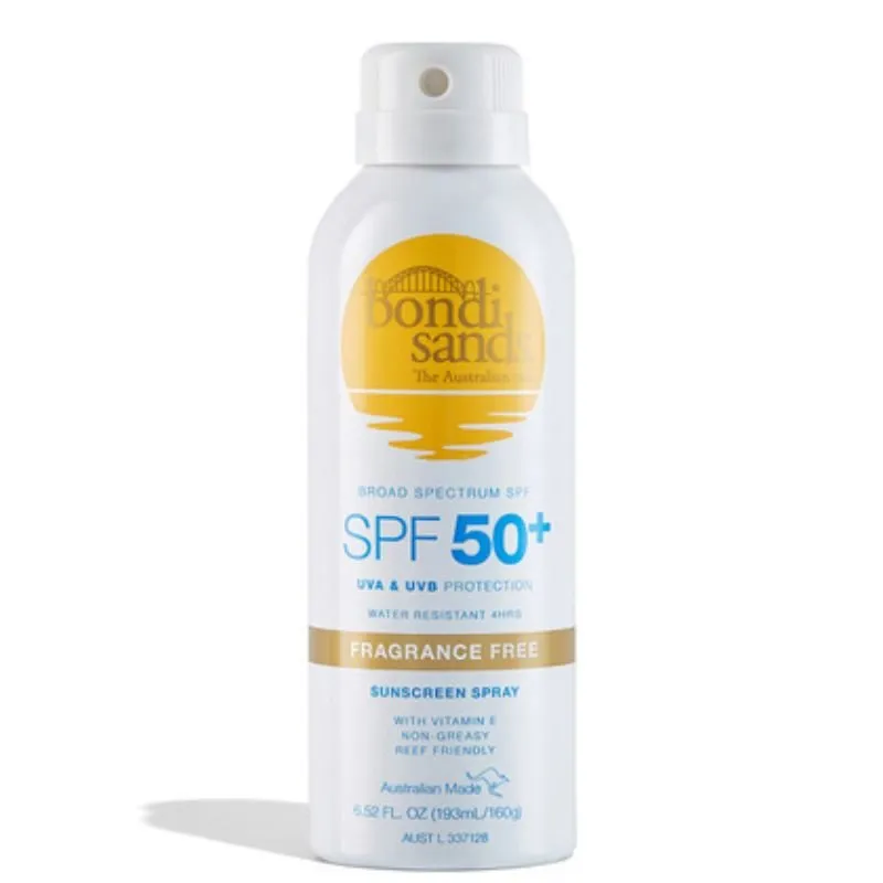 Bondi Sands SPF 50  Fragrance Free Sunscreen Aerosol Spray 160g March 2025