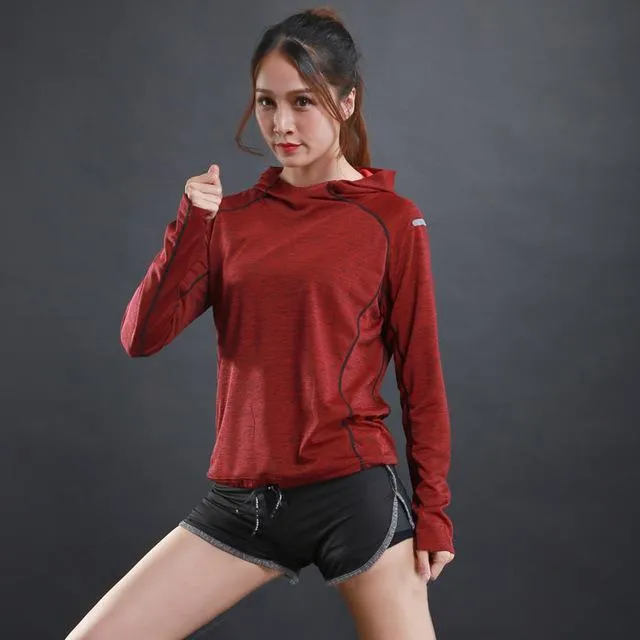 Breathable Sports Hooded Shirt