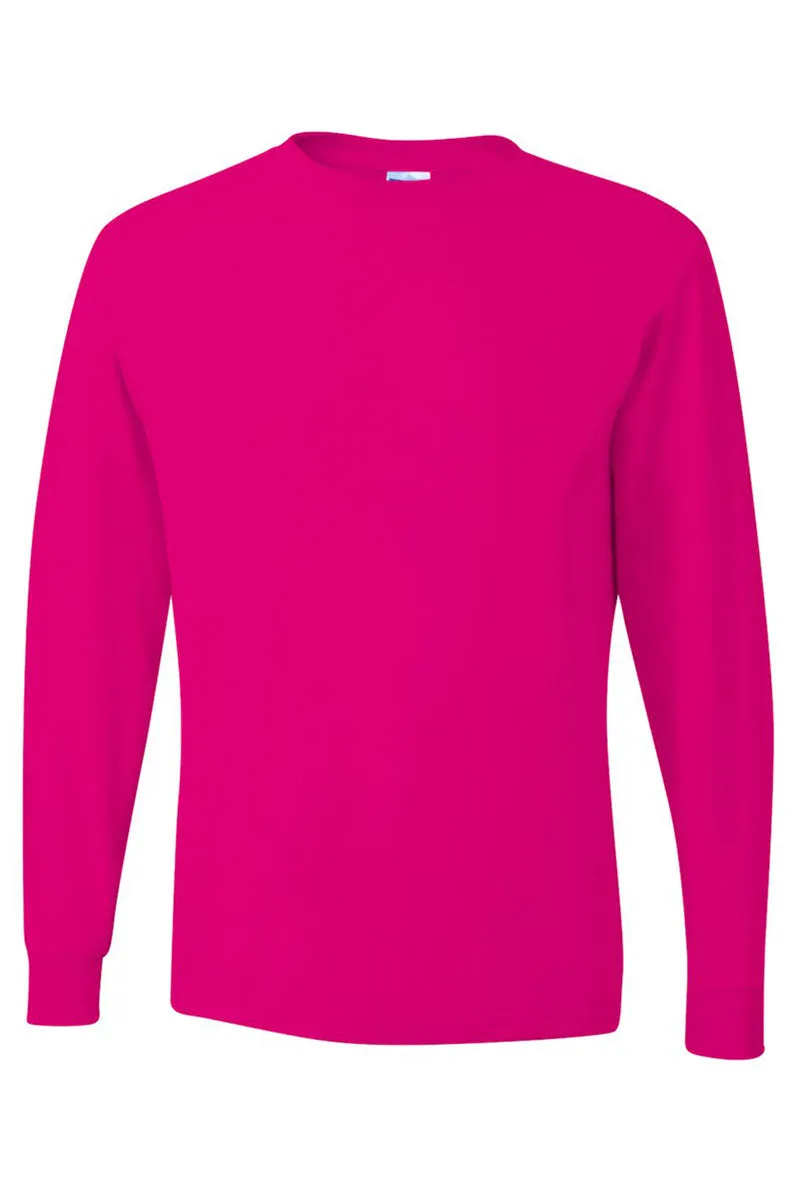 Bride Chenille Patch Unisex Dri-Power Long-Sleeve 50/50 Tee