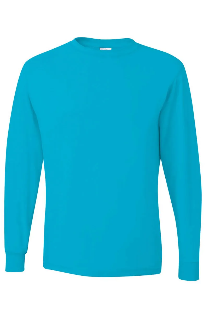 Bride Chenille Patch Unisex Dri-Power Long-Sleeve 50/50 Tee