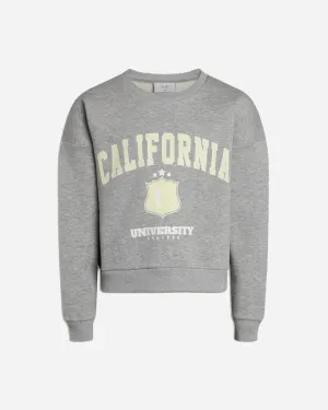 Cal Crew Neck - Grey Melange