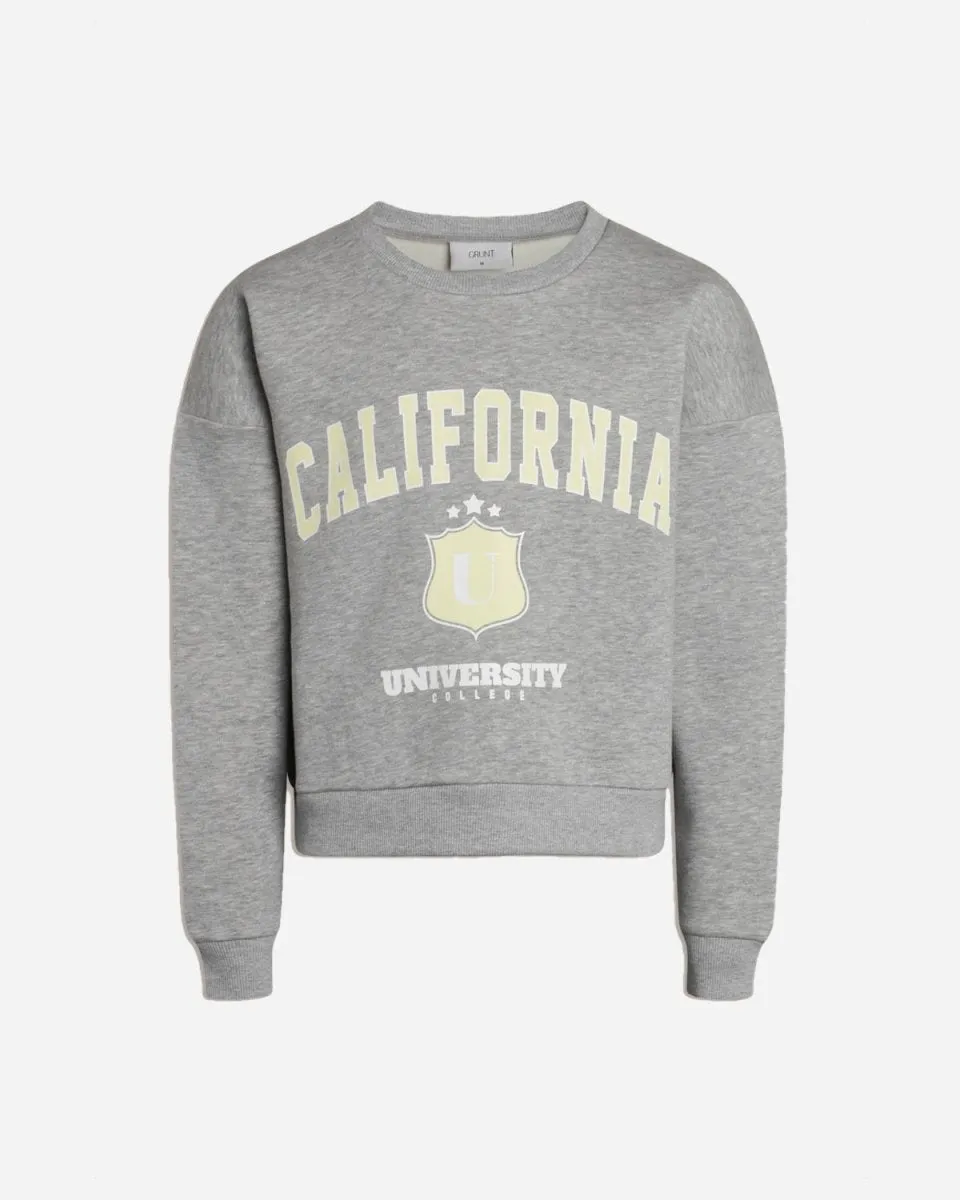 Cal Crew Neck - Grey Melange