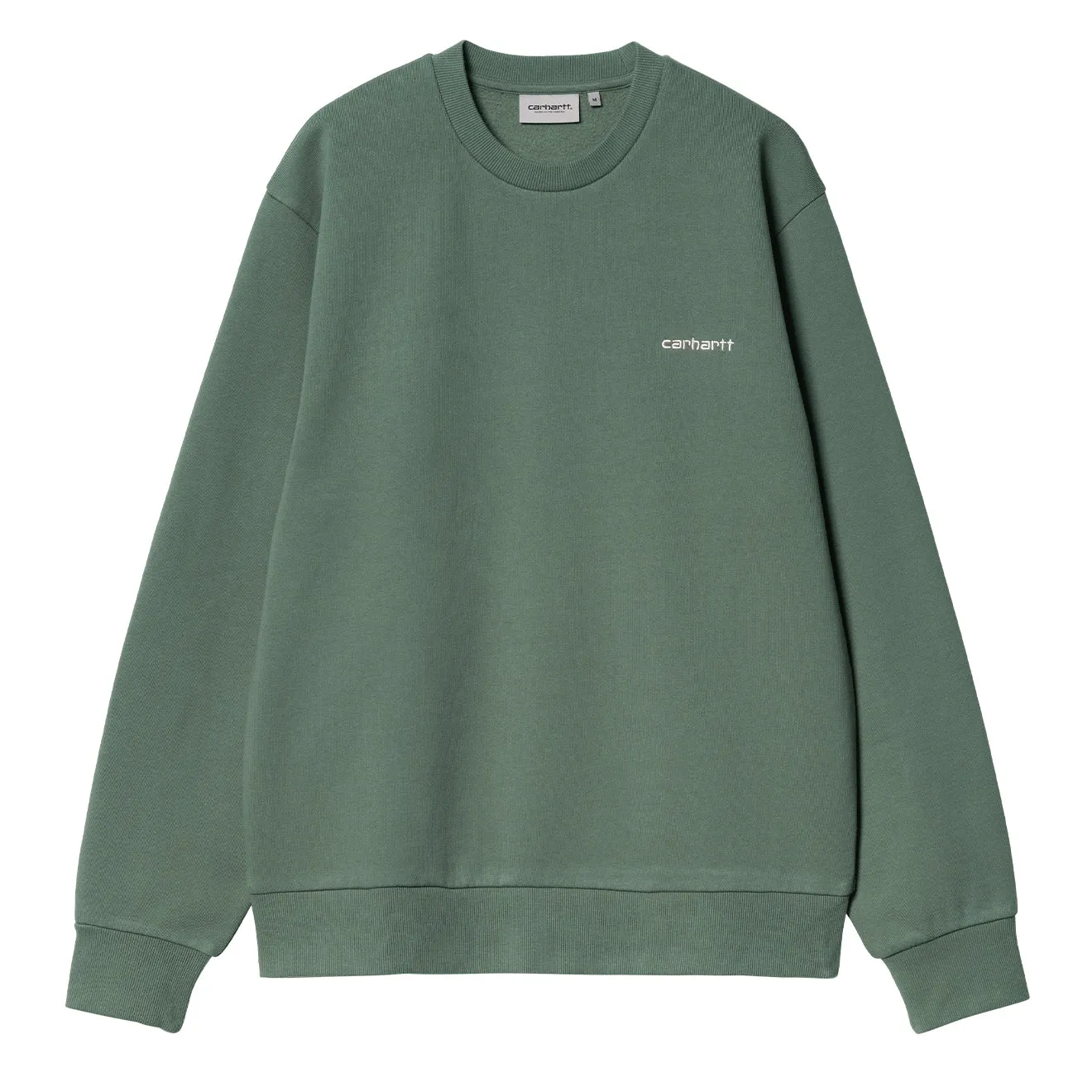 Carhartt WIP American Script Embroidery Sweat Park / White