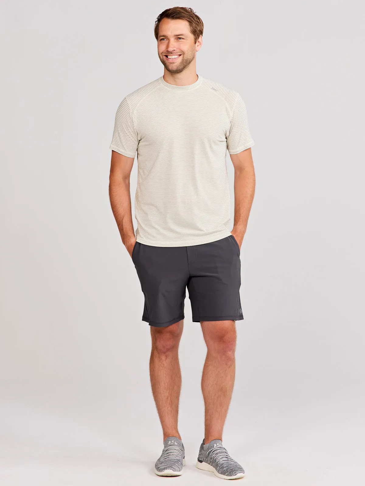 Carrollton Fitness T-Shirt - Mini Stripe
