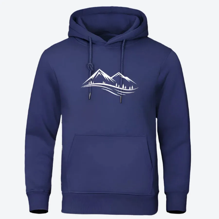 Casual Graphic Pullover Hooded Sweatshirts