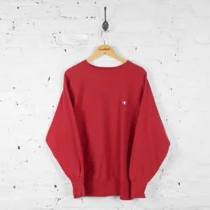 Champion Reverse Weave Sweatshirt - Red - L