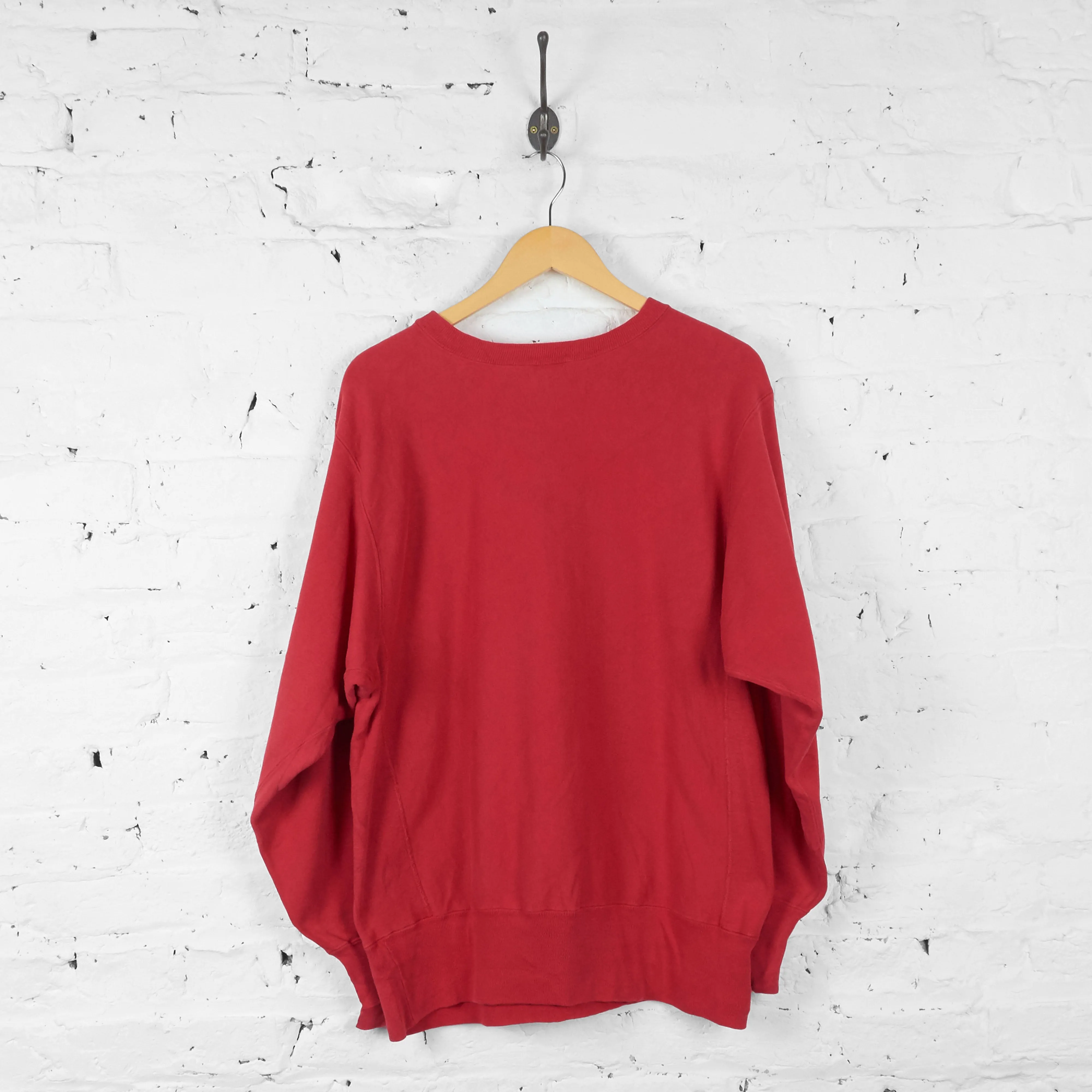 Champion Reverse Weave Sweatshirt - Red - L