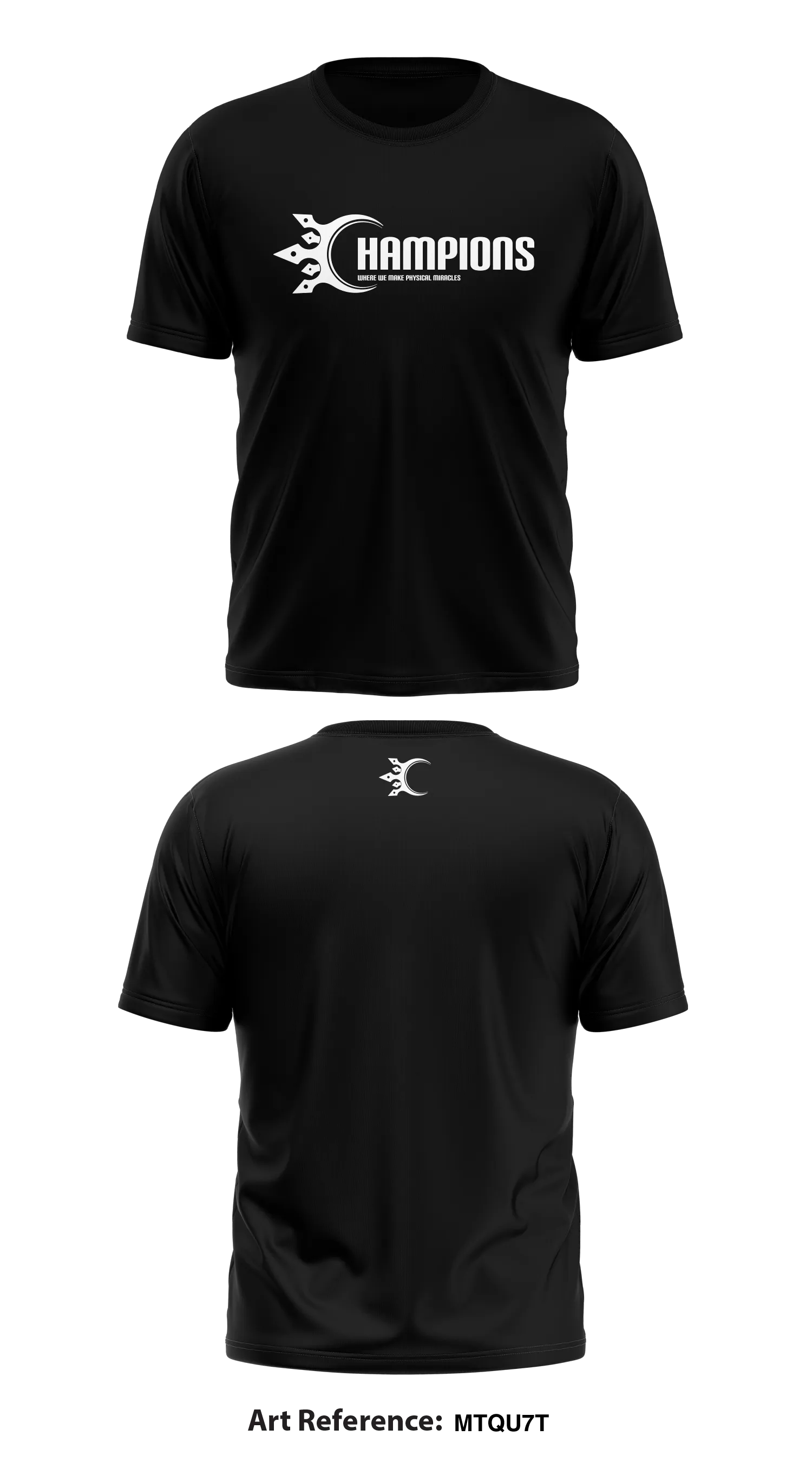 CHAMPIONS FITNESS Store 1 Core Men's SS Performance Tee - mtQu7t