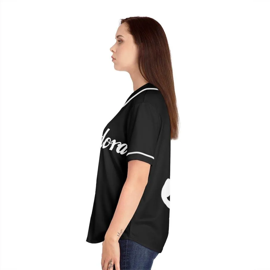 Chapiadora Women's Baseball Jersey (Black)