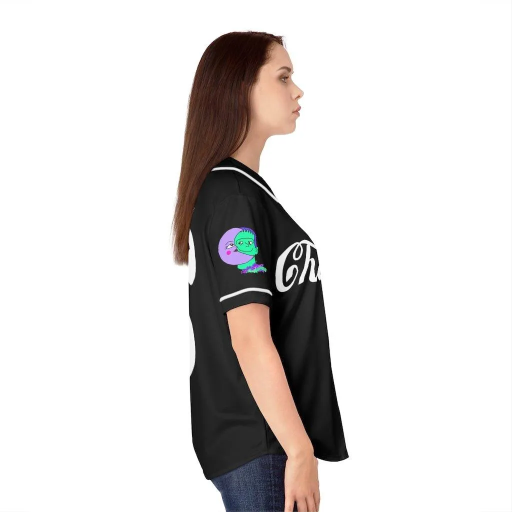 Chapiadora Women's Baseball Jersey (Black)