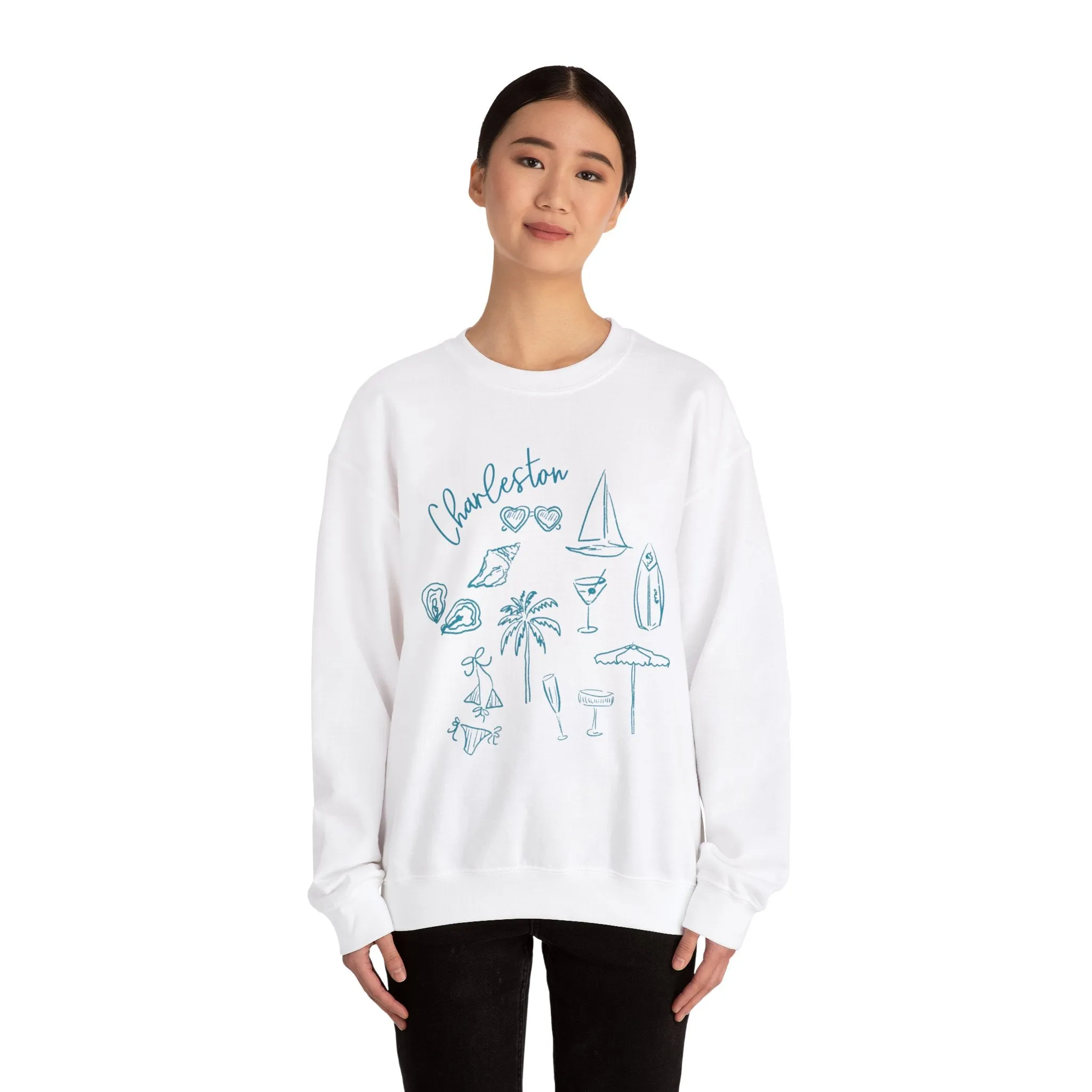 CHARLESTON IN BLUE - Crewneck