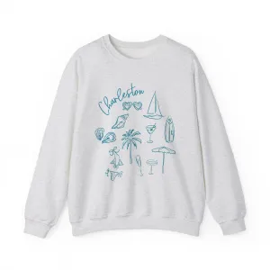 CHARLESTON IN BLUE - Crewneck