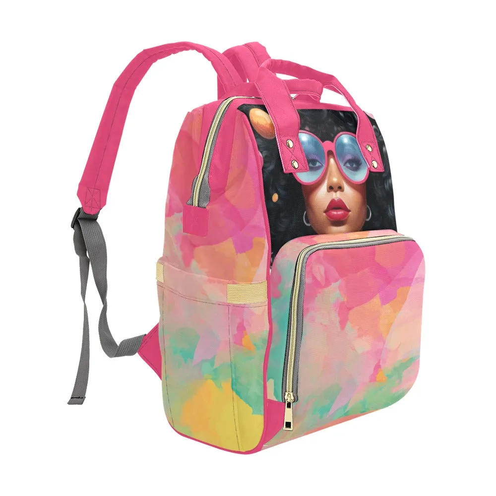 ChicVision Watercolor Multi-Function Backpack
