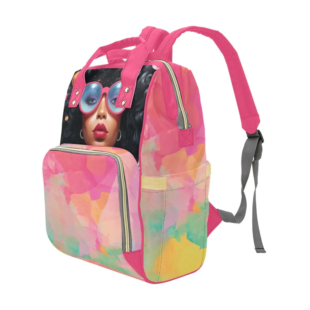 ChicVision Watercolor Multi-Function Backpack