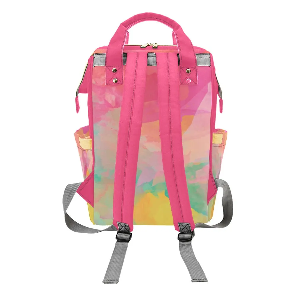 ChicVision Watercolor Multi-Function Backpack