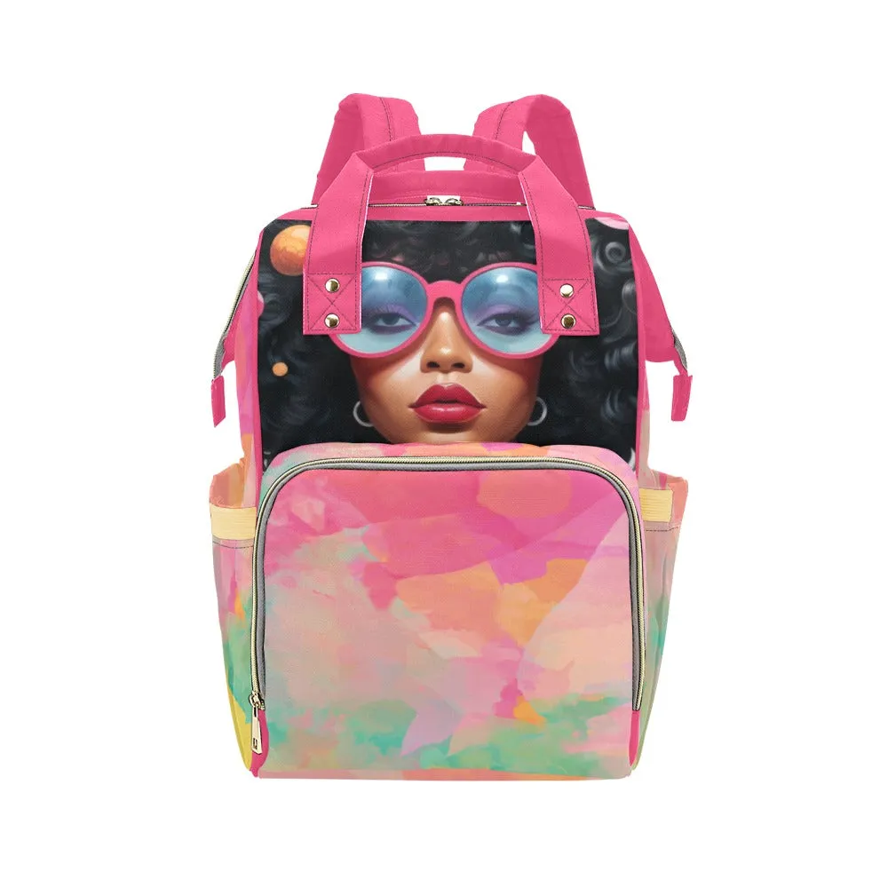 ChicVision Watercolor Multi-Function Backpack