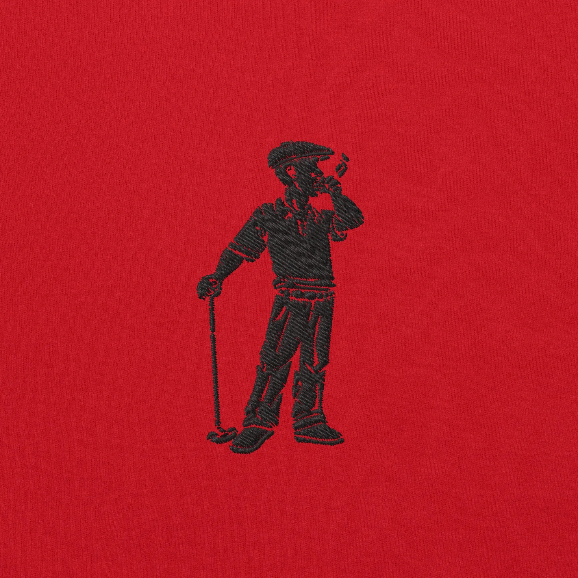 Cigar Golfer Embroidered Sweatshirt