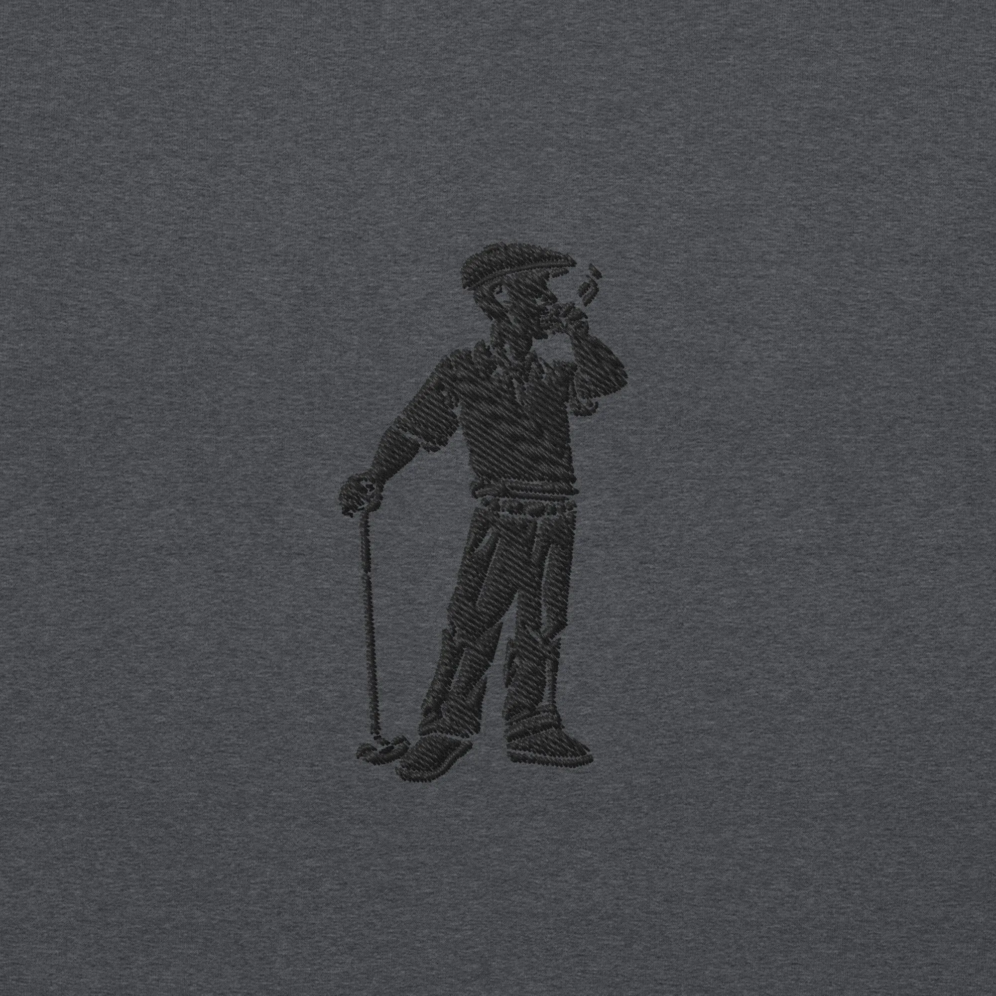 Cigar Golfer Embroidered Sweatshirt