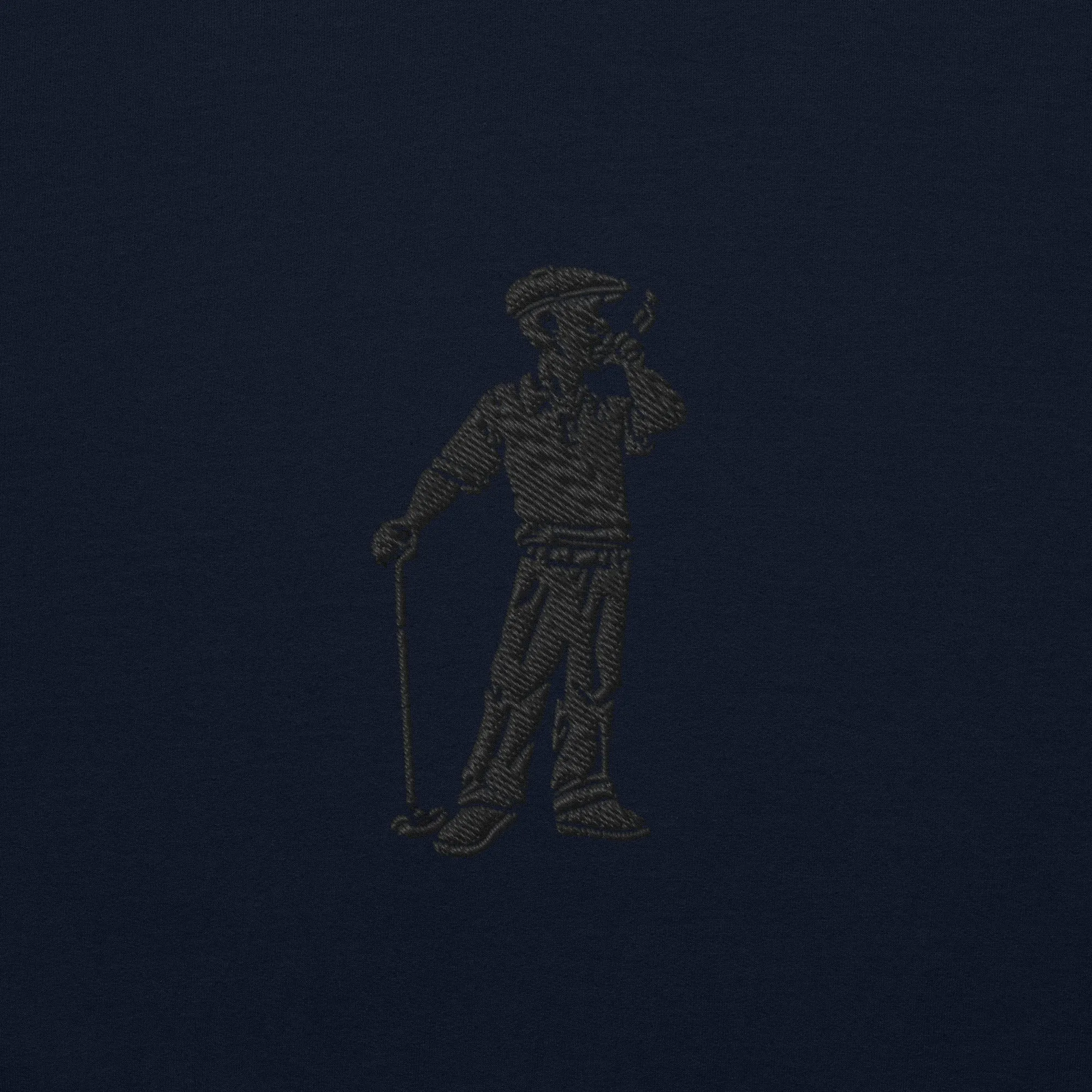 Cigar Golfer Embroidered Sweatshirt