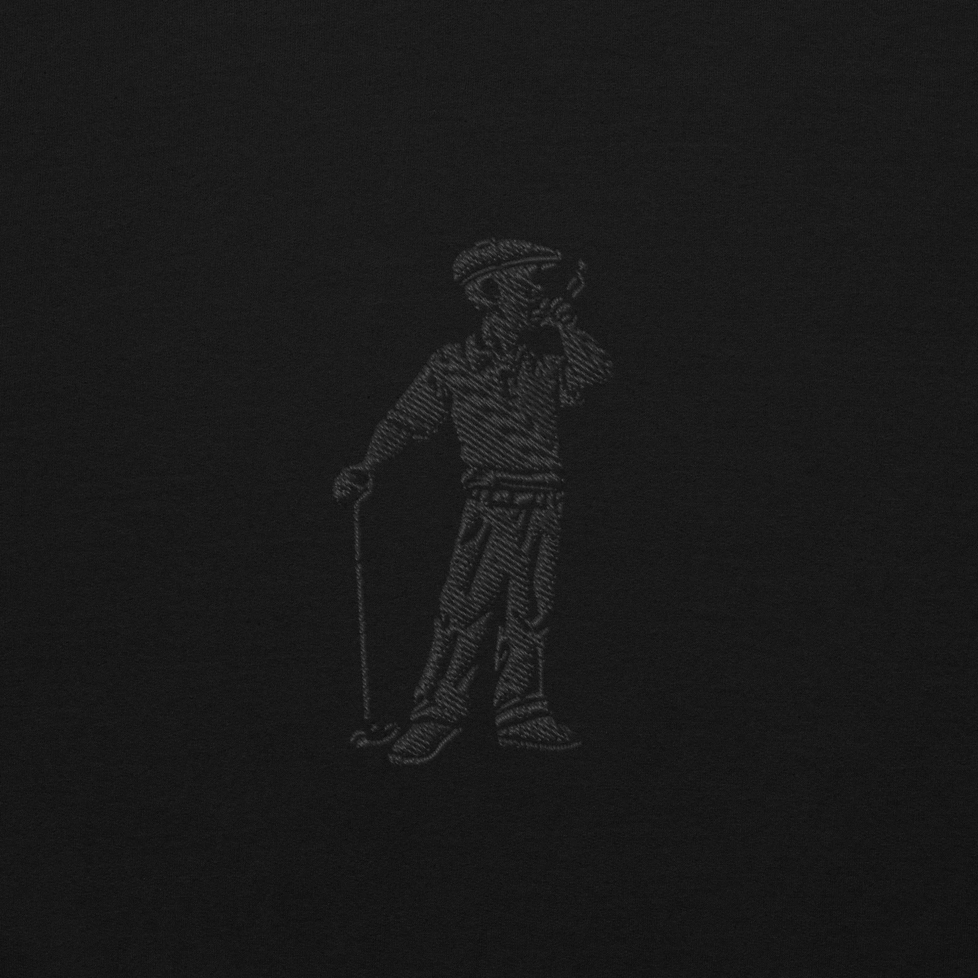 Cigar Golfer Embroidered Sweatshirt