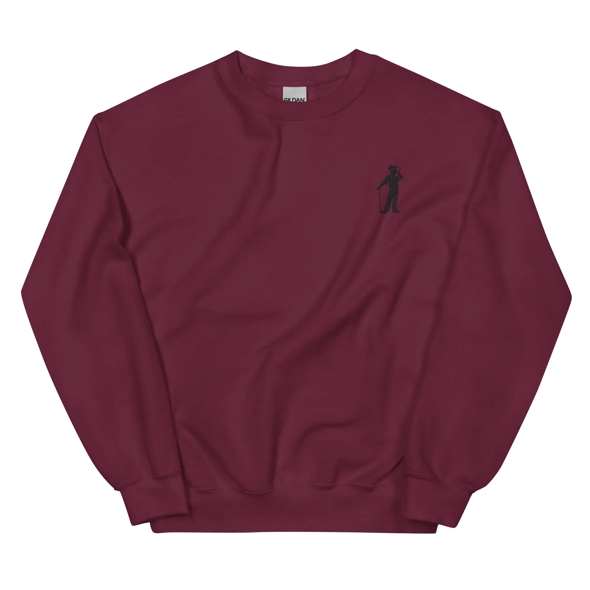 Cigar Golfer Embroidered Sweatshirt