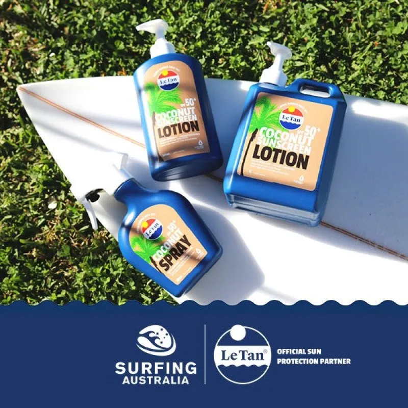 [CLEARANCE Expiry: 03/2025] Le Tan SPF 50  Coconut Sunscreen Lotion 500mL