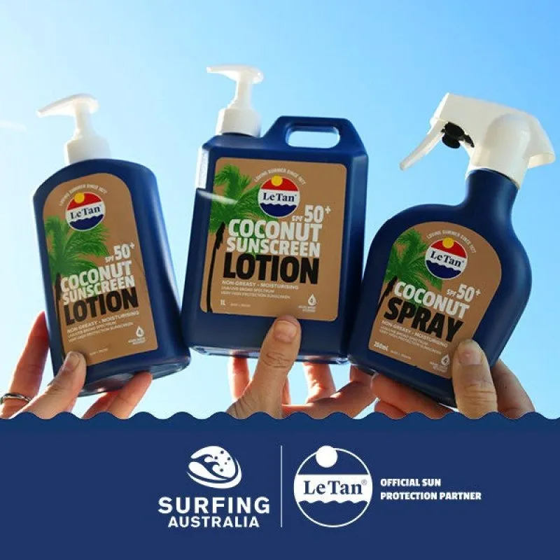 [CLEARANCE Expiry: 03/2025] Le Tan SPF 50  Coconut Sunscreen Lotion 500mL