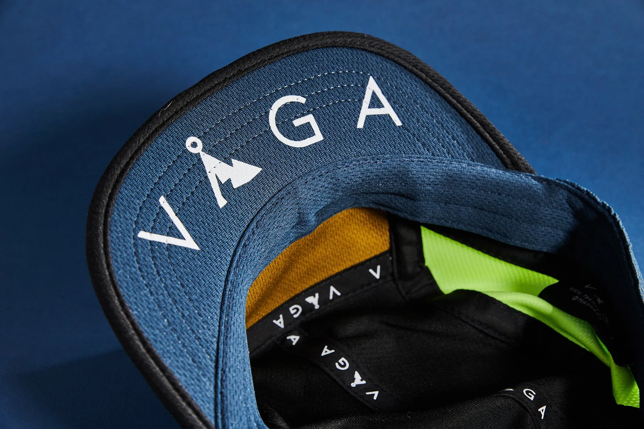 Club Cap - Charcoal, Blue & Yellow