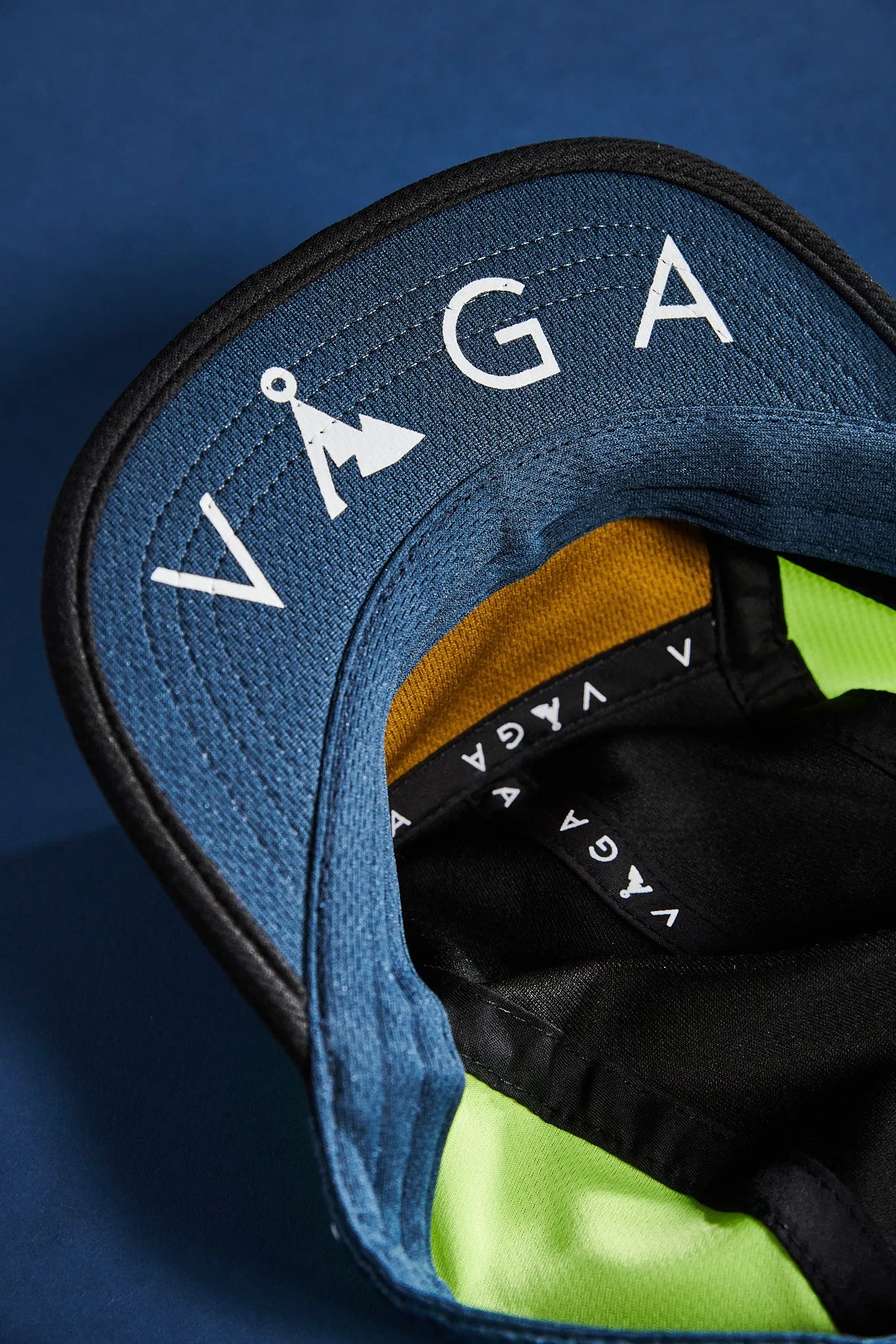 Club Cap - Charcoal, Blue & Yellow