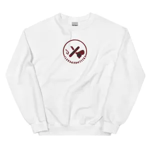 Clubs and Sticks Embroidered Sweatshirt - Maroon