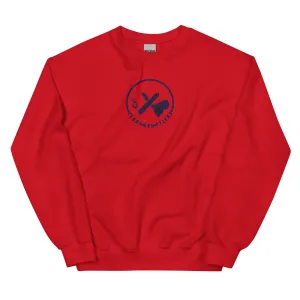 Clubs and Sticks Embroidered Sweatshirt - Navy Blue