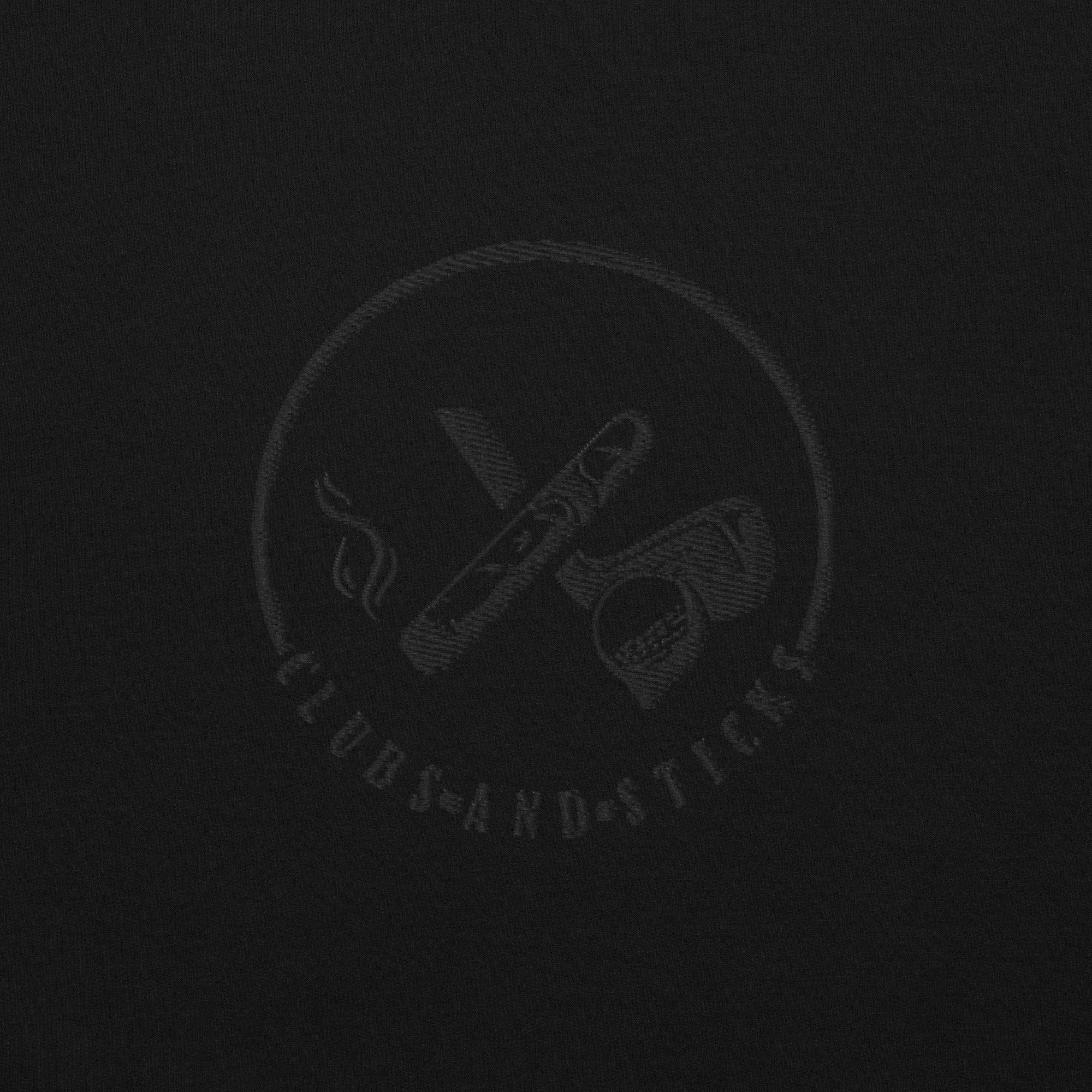Clubs and Sticks Embroidered Sweatshirt