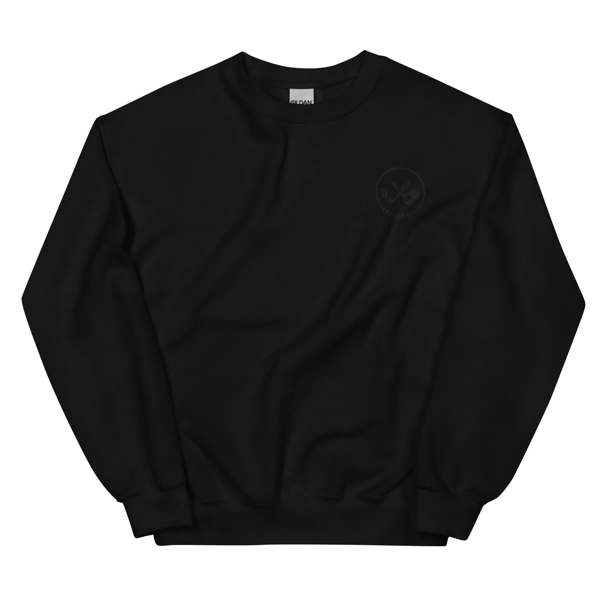 Clubs and Sticks Embroidered Sweatshirt