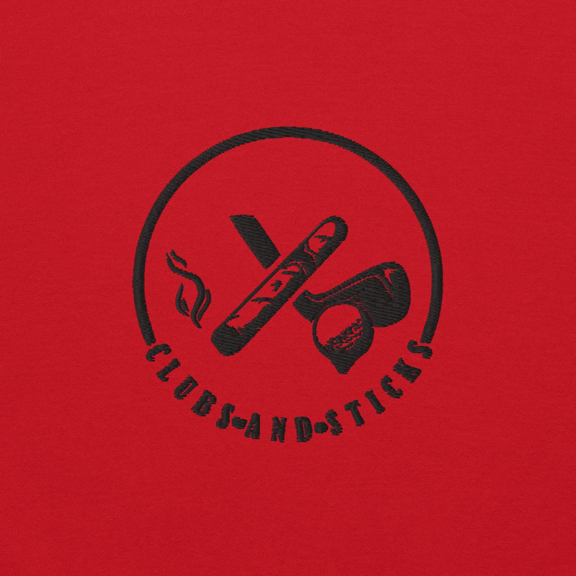 Clubs and Sticks Embroidered Sweatshirt